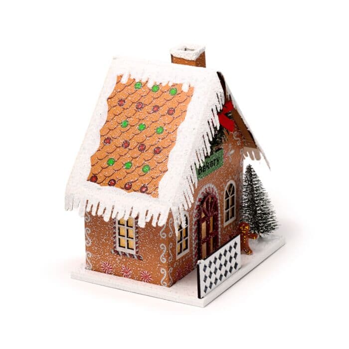 LED Decoration - Christmas Gingerbread Bakery - View 4